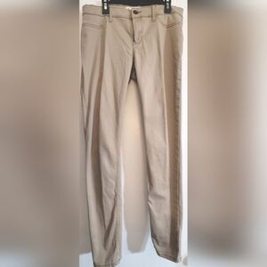 Hollister Womens Skinny 5-Pocket Tan Pants Size 28 x 30